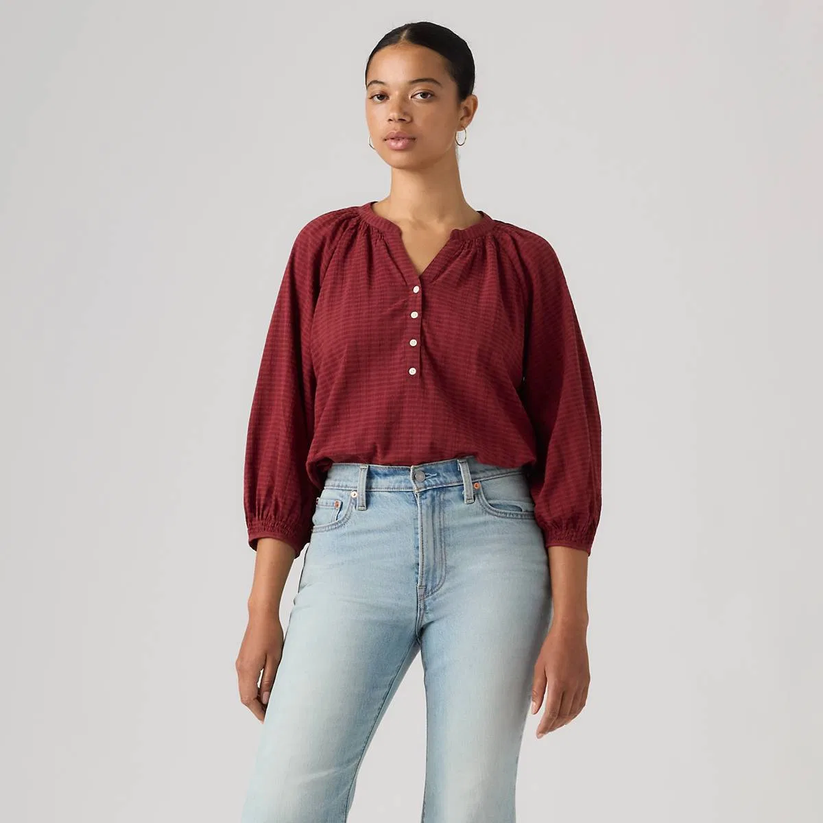 Блузка «Мечта» Levi's, Warm Cabernet - Red — фото 3