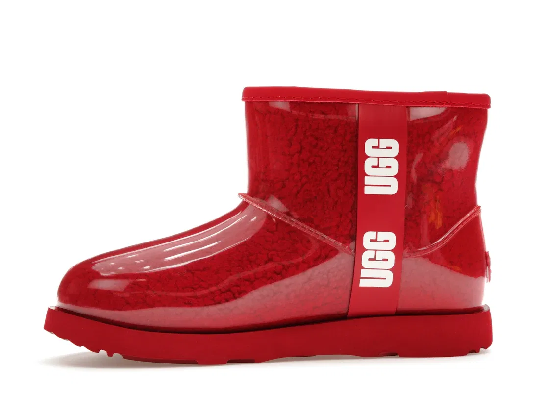 Детские сапоги с голенищем UGG Classic Clear Mini II Boot UGG, Samba Red — фото 3