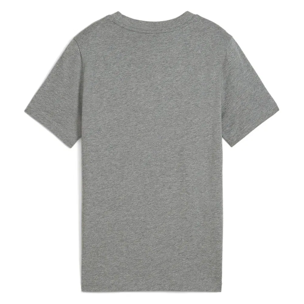 Детская футболка с принтом Ess 2 Color N?1 Logo Puma, Grey — фото 2