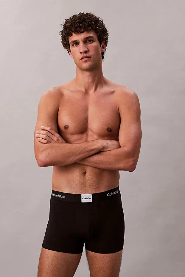 Мужские боксеры хлопковые 3 шт Calvin Klein, Black — фото 3