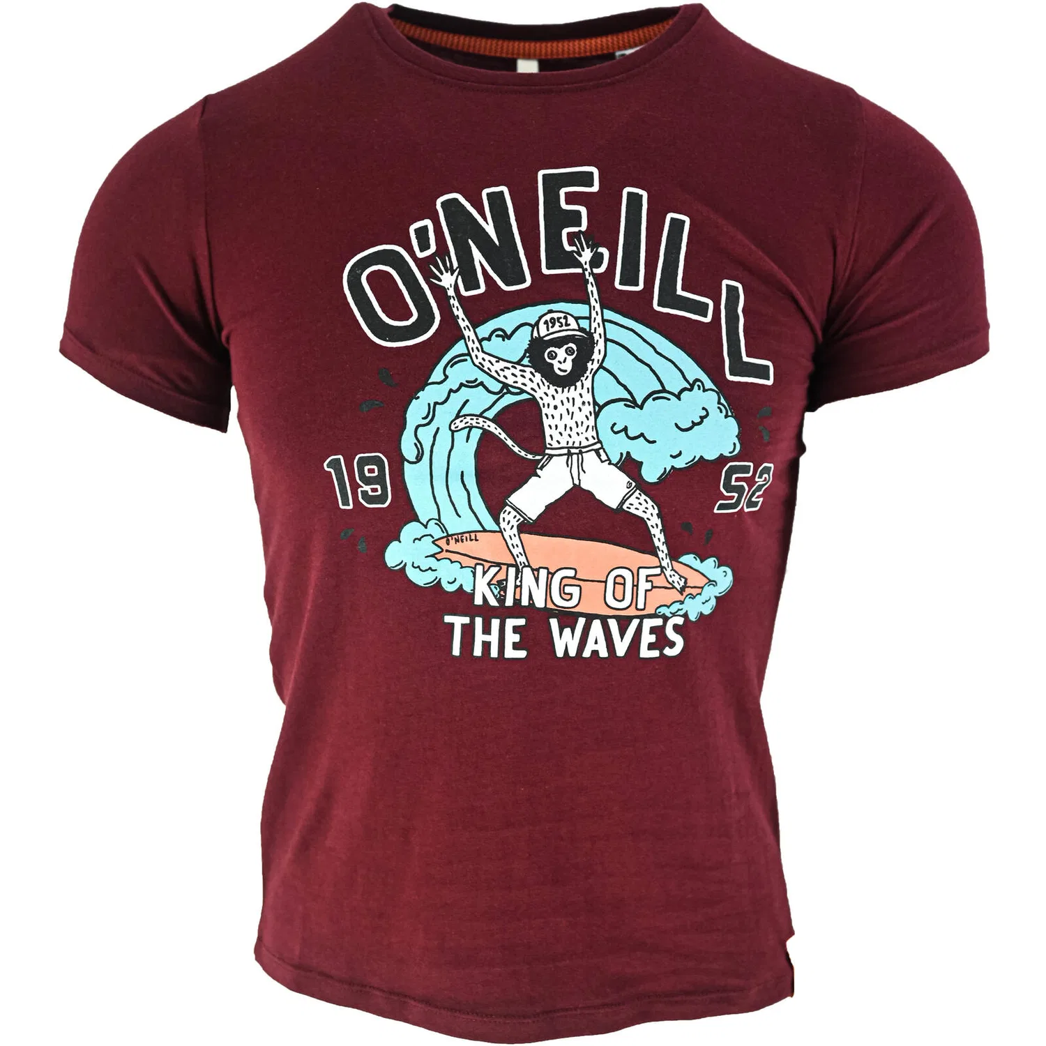 Детская хлопковая футболка King of Waves O'Neill, Rot