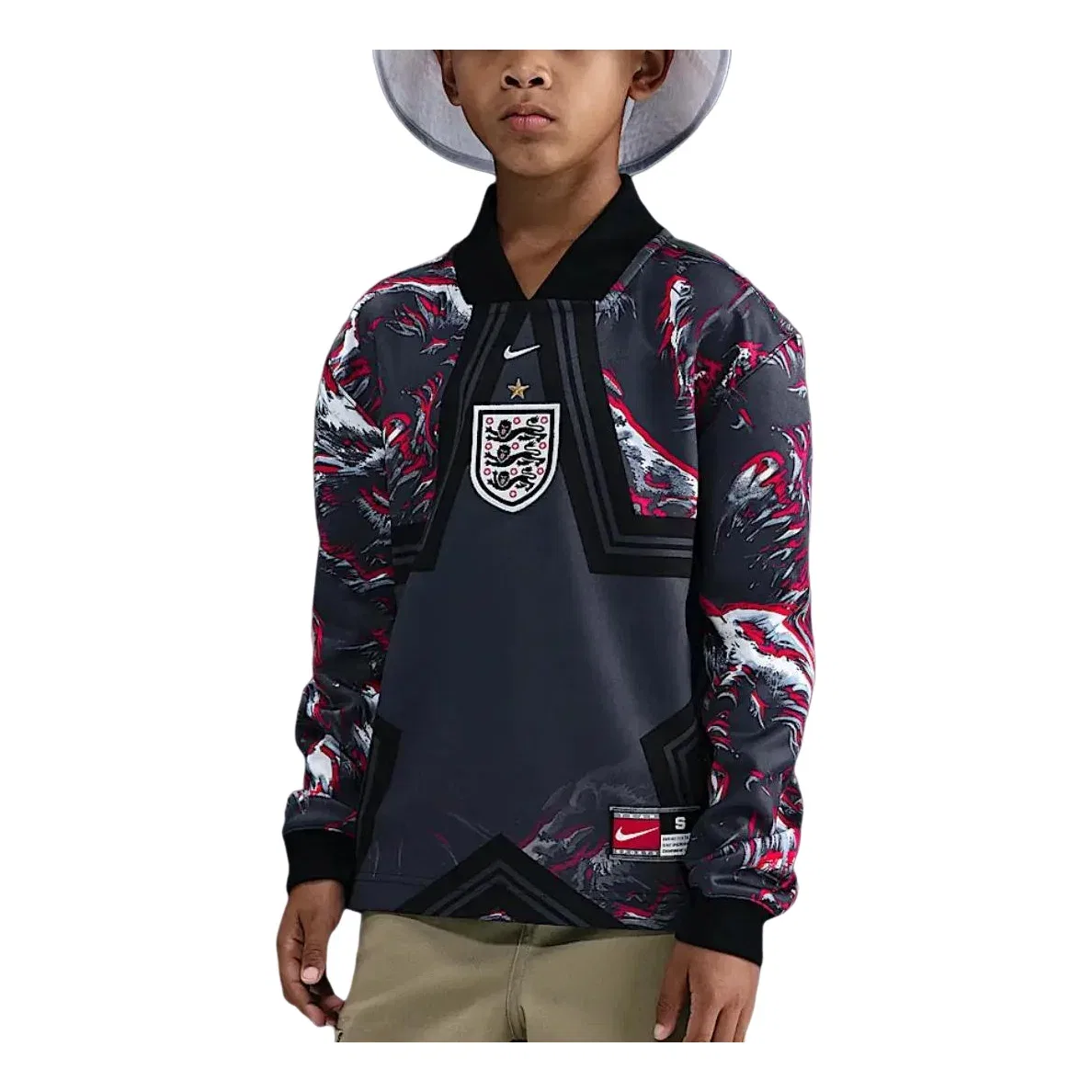 Детская футболка Nike England Hollywood Keeper Dri-FIT Jersey, черный