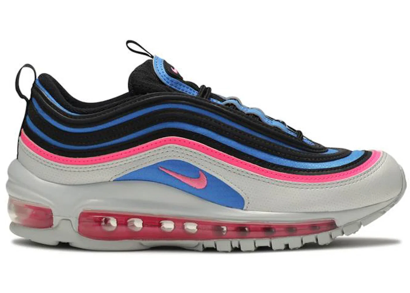 Детские кроссовки Lifestyle Nike Air Max 97, Pure Platinum/Pink Blast-Black