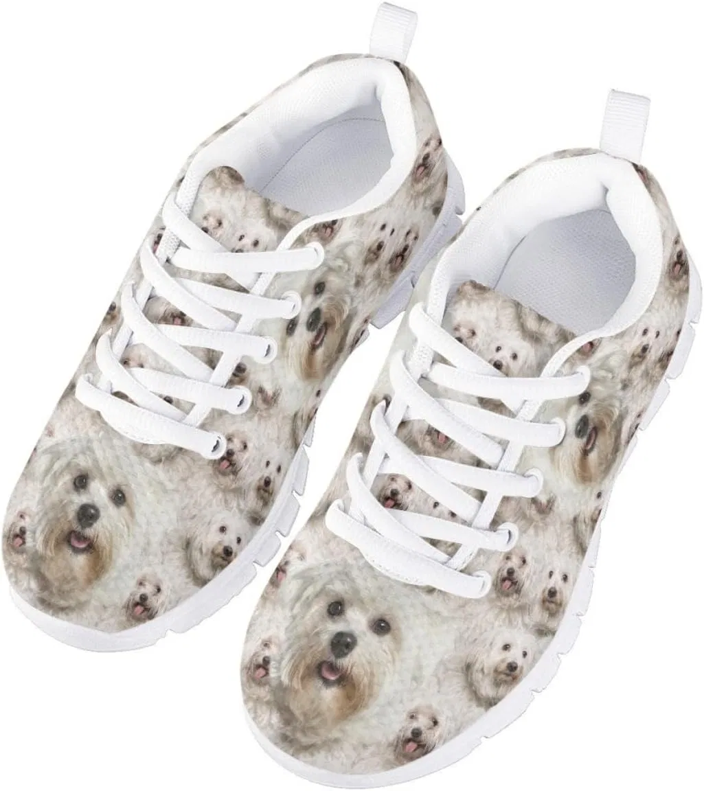Детские кроссовки для девочек с принтом Tiger Print AmzPrint, Dog — фото 3