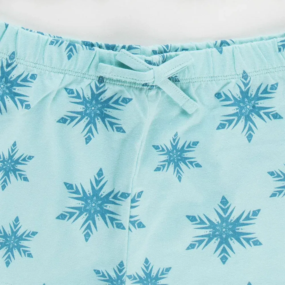 Детская пижама для девочек с коротким рукавом Disney Frozen, White — фото 4