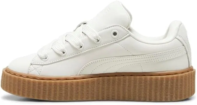 Детские кроссовки для девочек с шнуровкой Fenty X Creeper Phatty PUMA, Off-White — фото 3