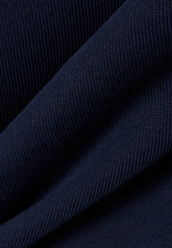 Толстовка Lacoste темно-синяя, на молнии, с капюшоном — фото 4
