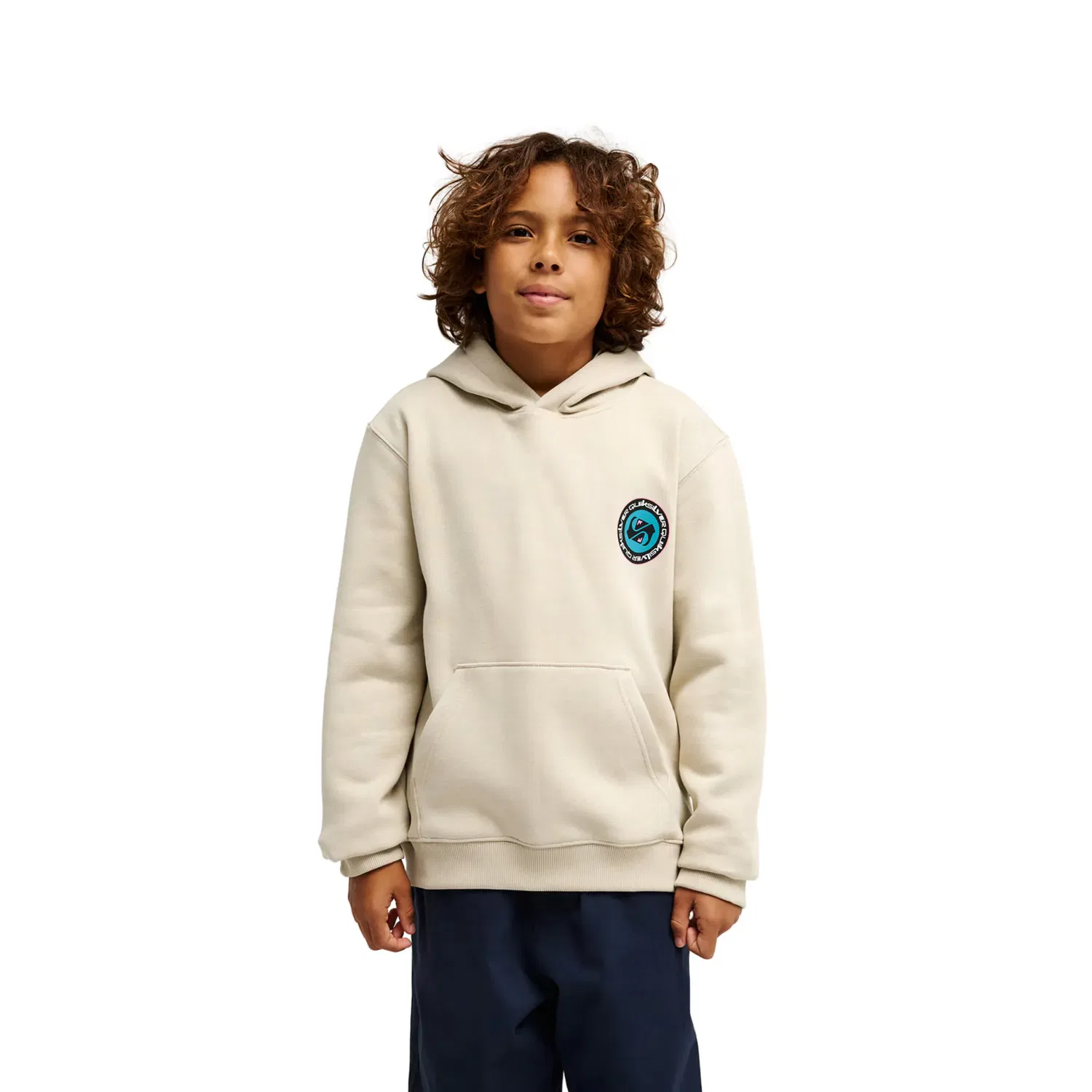Детская худи с принтом Quiksilver, Marrón