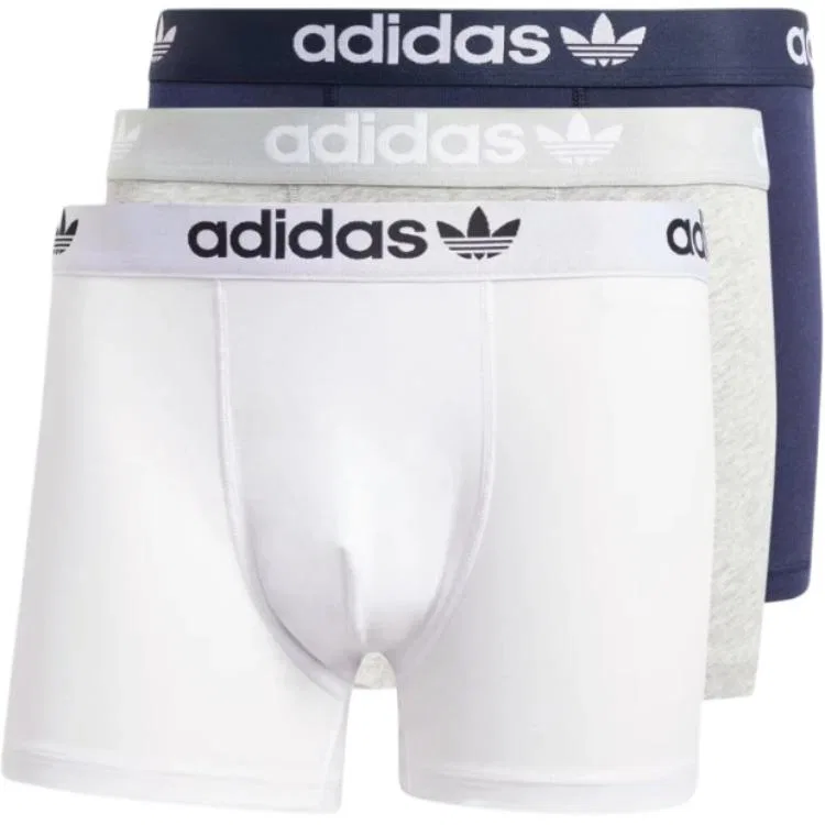 Трусы боксеры Comfort Flex Cotton, 3 штуки, Adidas Originals, Mixed Color