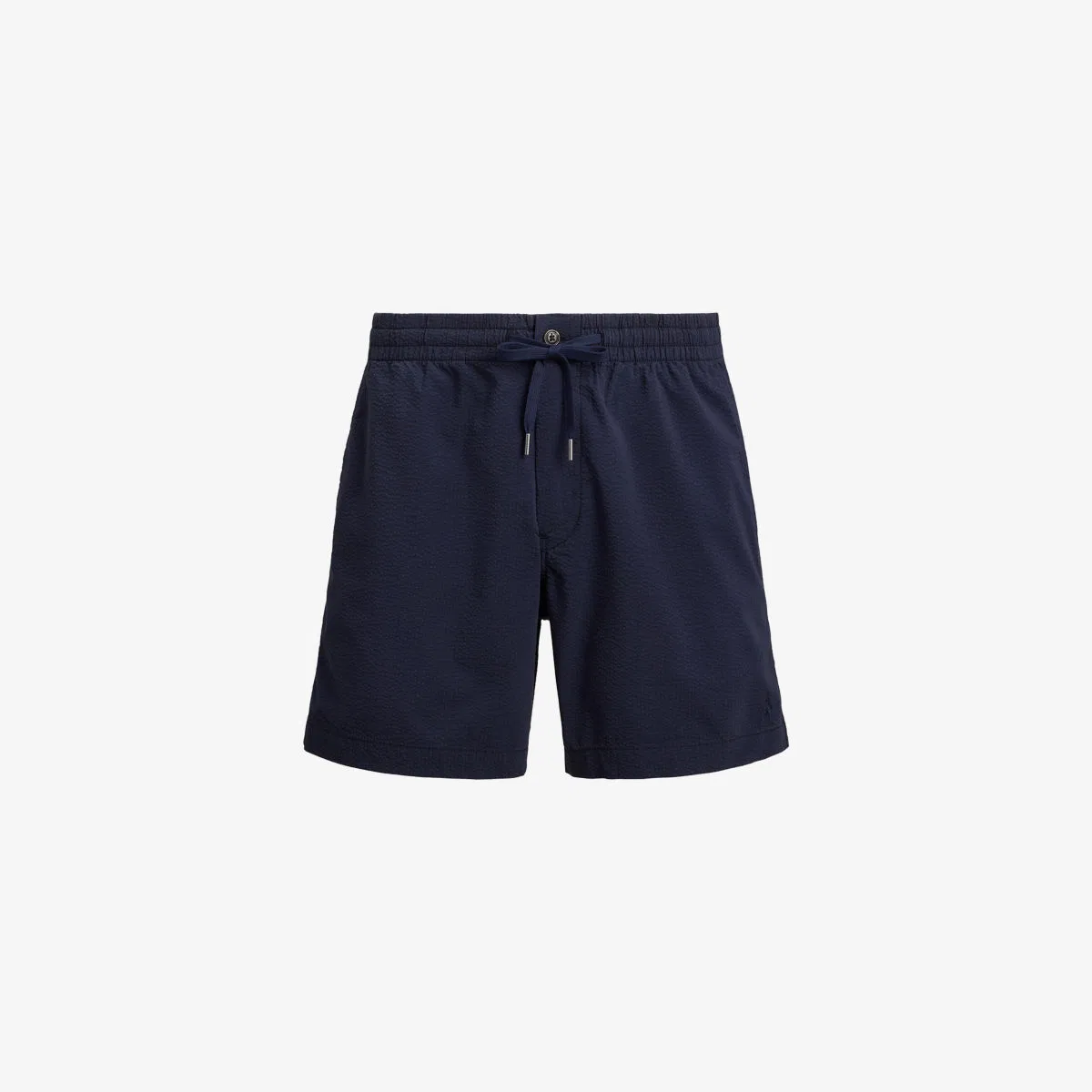 Шорты из хлопковой смеси сирсакер с вышитым логотипом Polo Ralph Lauren