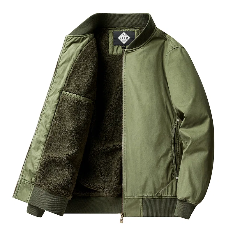 Детская куртка-бейсболка на флисе JEEP SPIRIT, Army Green