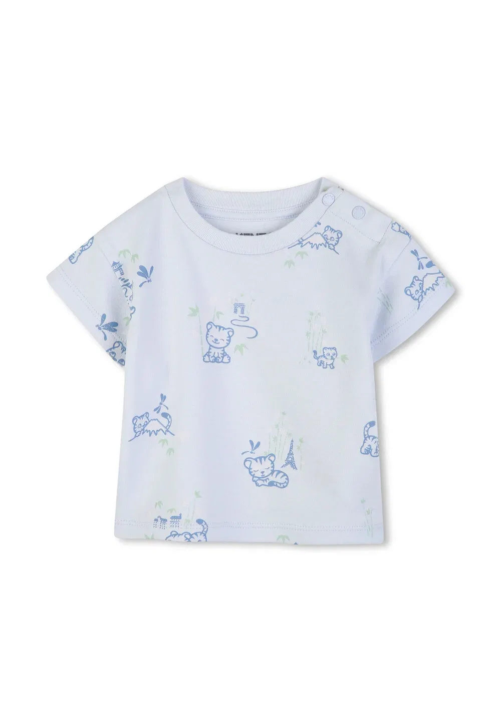 Ensemble t-shirt et pantalon - спортивные штаны Kenzo Kids, Medieval Blue — фото 3
