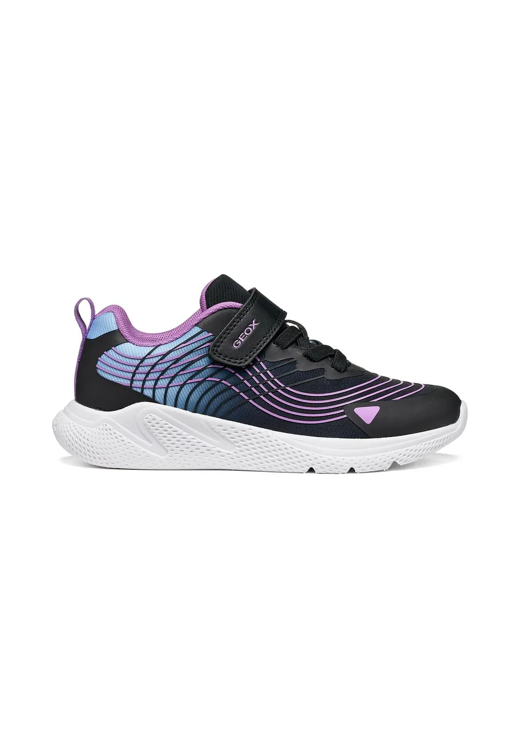 J sprintye girl - кроссовки Geox, Black Pink