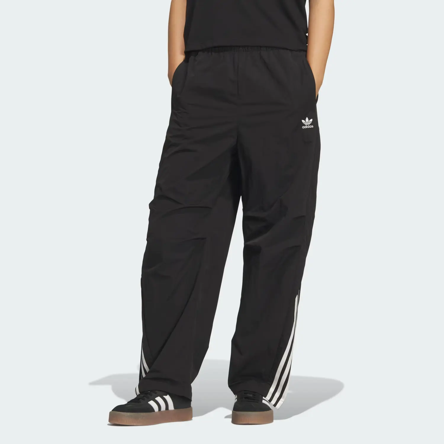 Женские спортивные брюки 3S Adidas Originals, черно-белый — фото 3