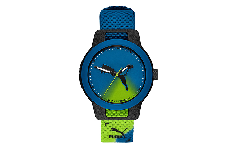 

PUMA Часы Wrist Watch Quartz Movement Silicone Strap 43mm Blue Dial Men's Watch