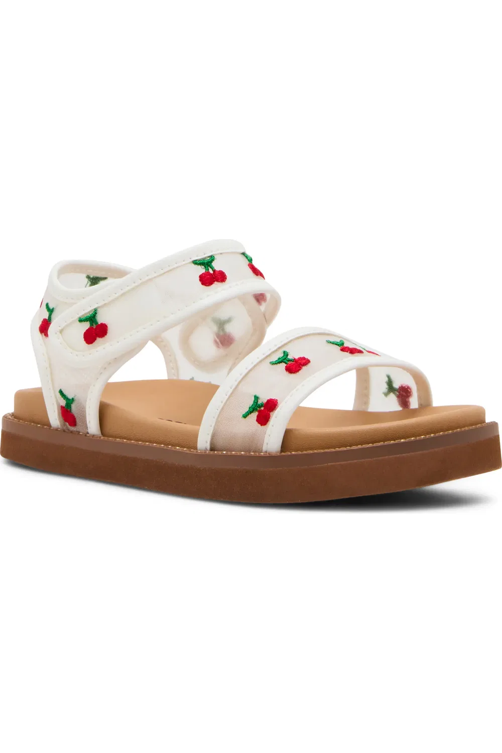 Сандалии детские с цветочной вышивкой TLyla Steve Madden, белый