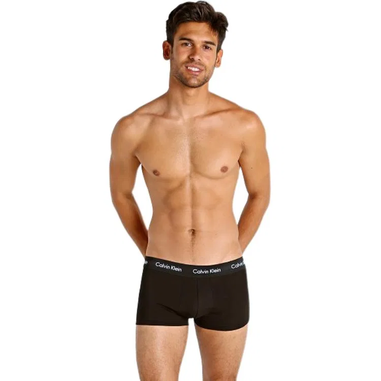 Мужские боксеры Calvin Klein, 3 шт, Blue/Black/Navy Blue — фото 4