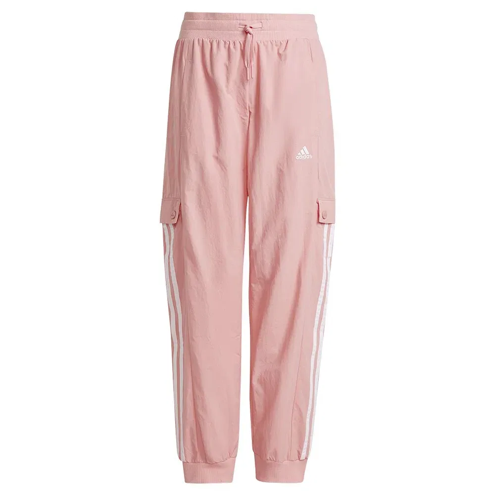 Брюки карго Adidas Street Jam Woven Cutted, розовый — фото 3