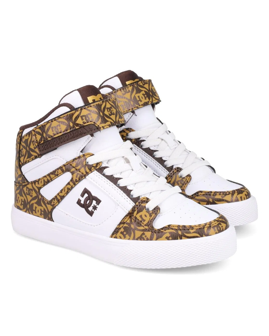Детские высокие кроссовки PURE HIGH-TOP EV SN Dc Shoes, Braun