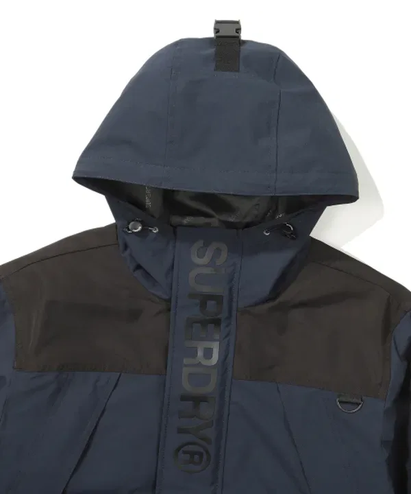 Ветрозащитная куртка Signature Windcheater, Superdry, темно-синий — фото 3