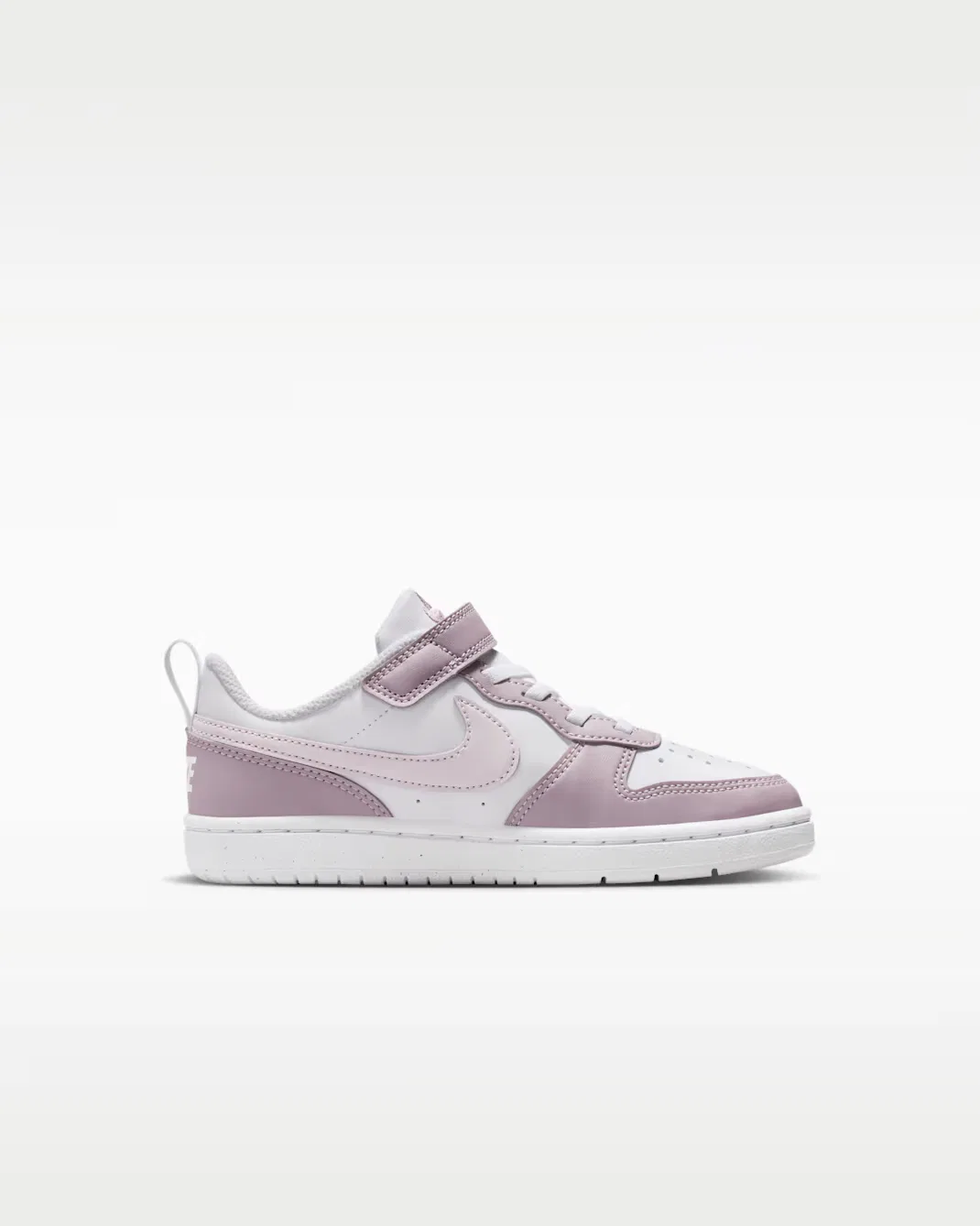 Детская обувь Nike Court Borough Low Recraft, White/Plum Fog/White/Venice — фото 3