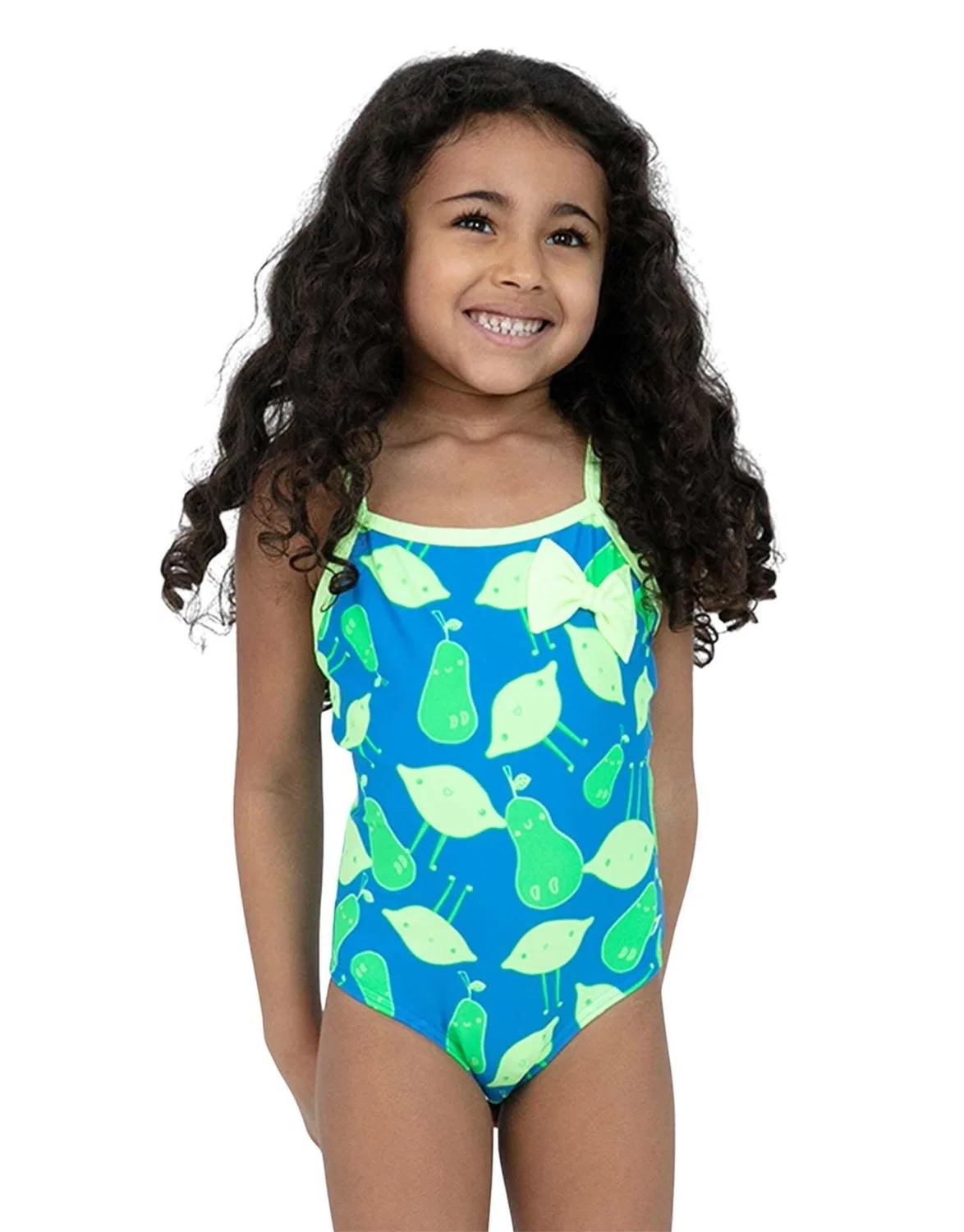 Детский купальник с принтом Baby Bow Suit Speedo, Bunt Grun