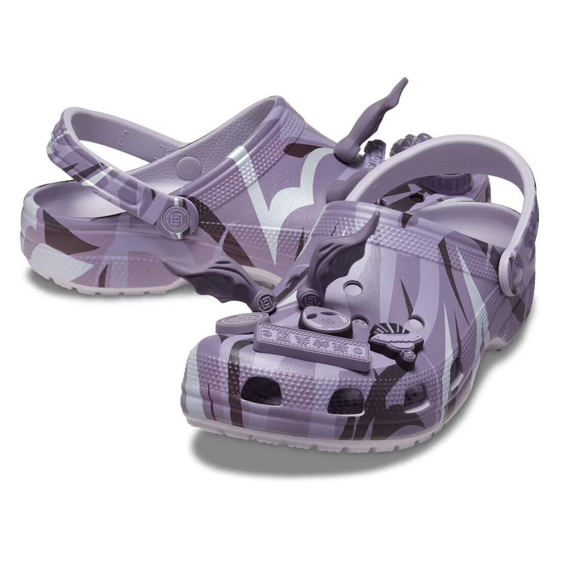 Сабо Crocs Classic x CLOT Unisex, фиолетовый