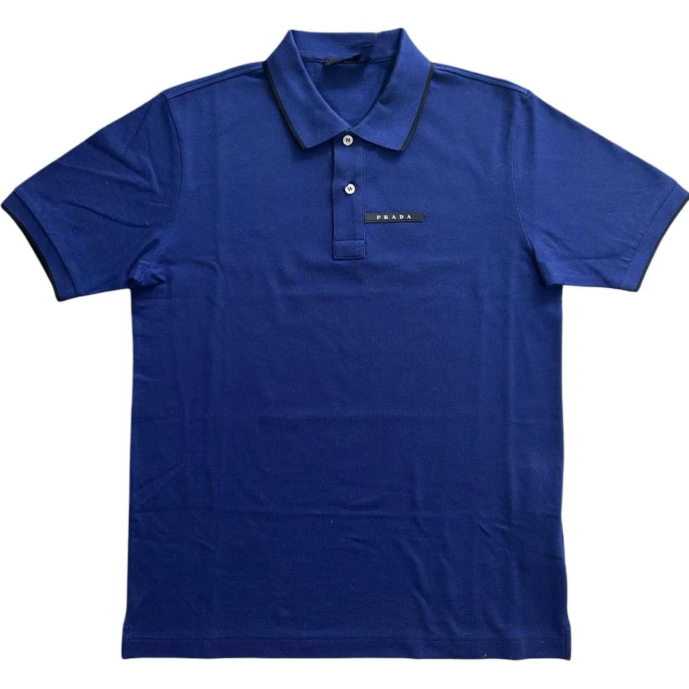 Мужское поло с воротником Polo Blue PRADA