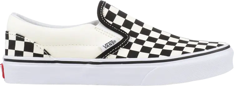 

Кеды Vans Slip-On Kids Checkerboard, белый