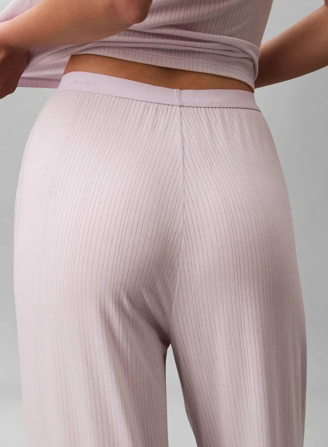 Пижамные брюки мягкие из модала Calvin Klein, сиреневый — фото 4