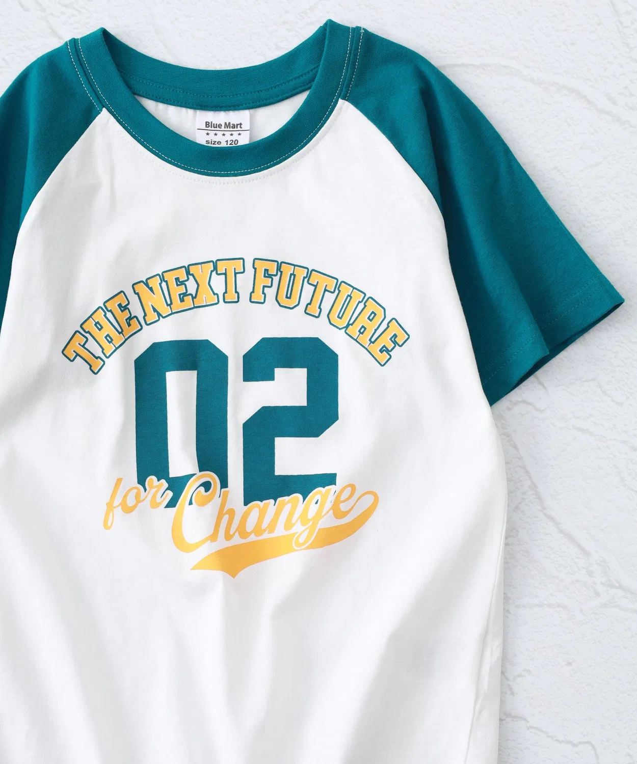 Детская футболка с принтом, Raglan FUNALIVE, Green