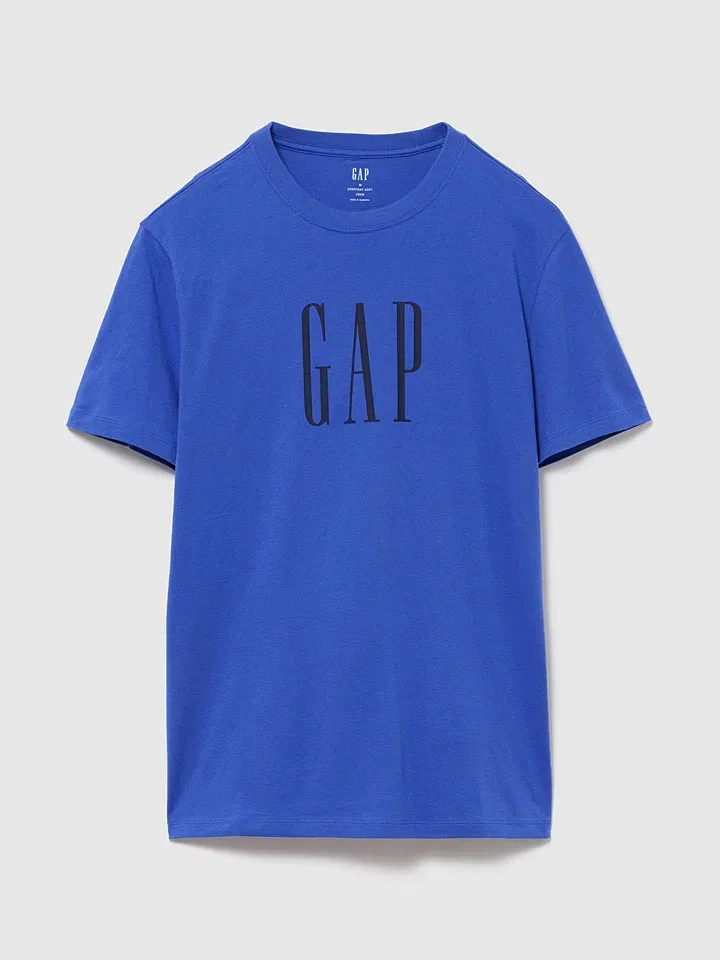 Рубашка синяя Gap, синий