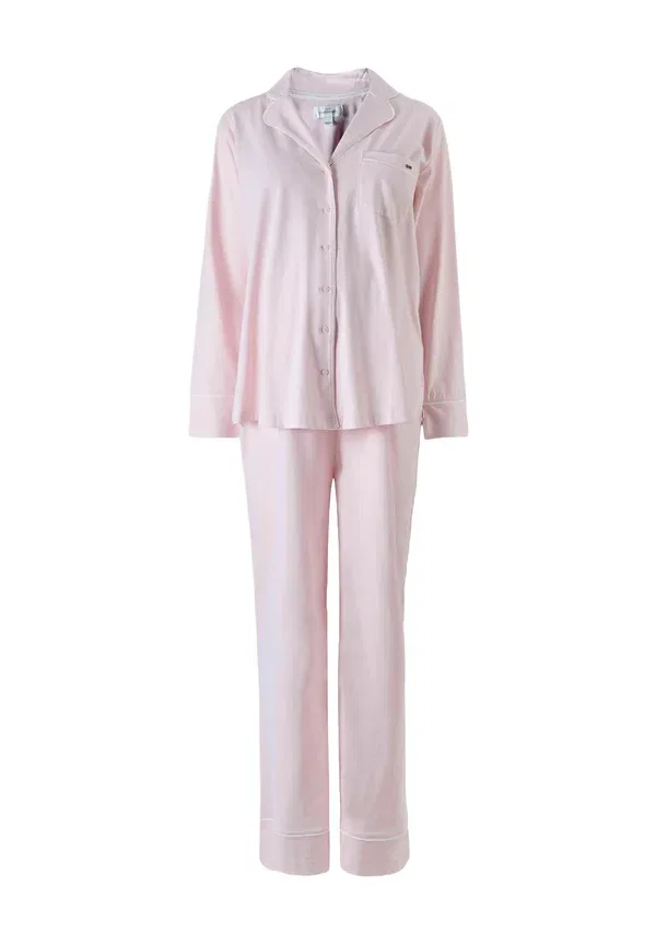 Пижамный комплект из хлопка, Maternity button through set, Next, Pink, розовый