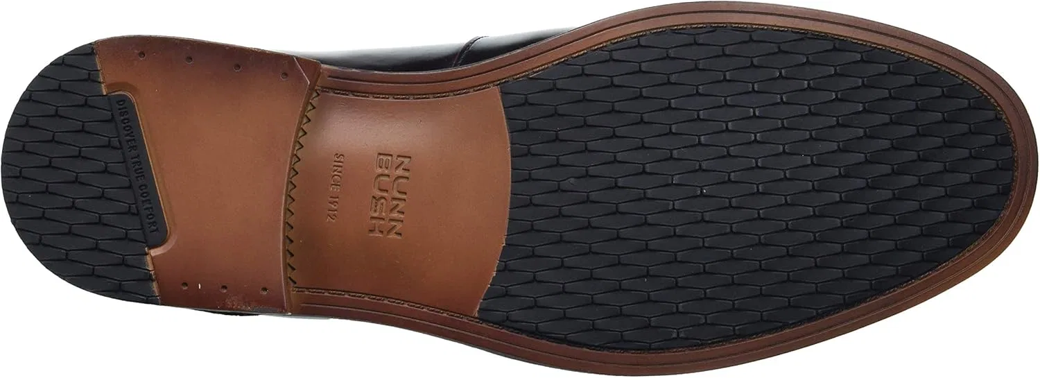 Nunn H85538-05 - Мужские лоферы Lincoln Penny Loafer Nunn Bush, Burgundy Polished — фото 4