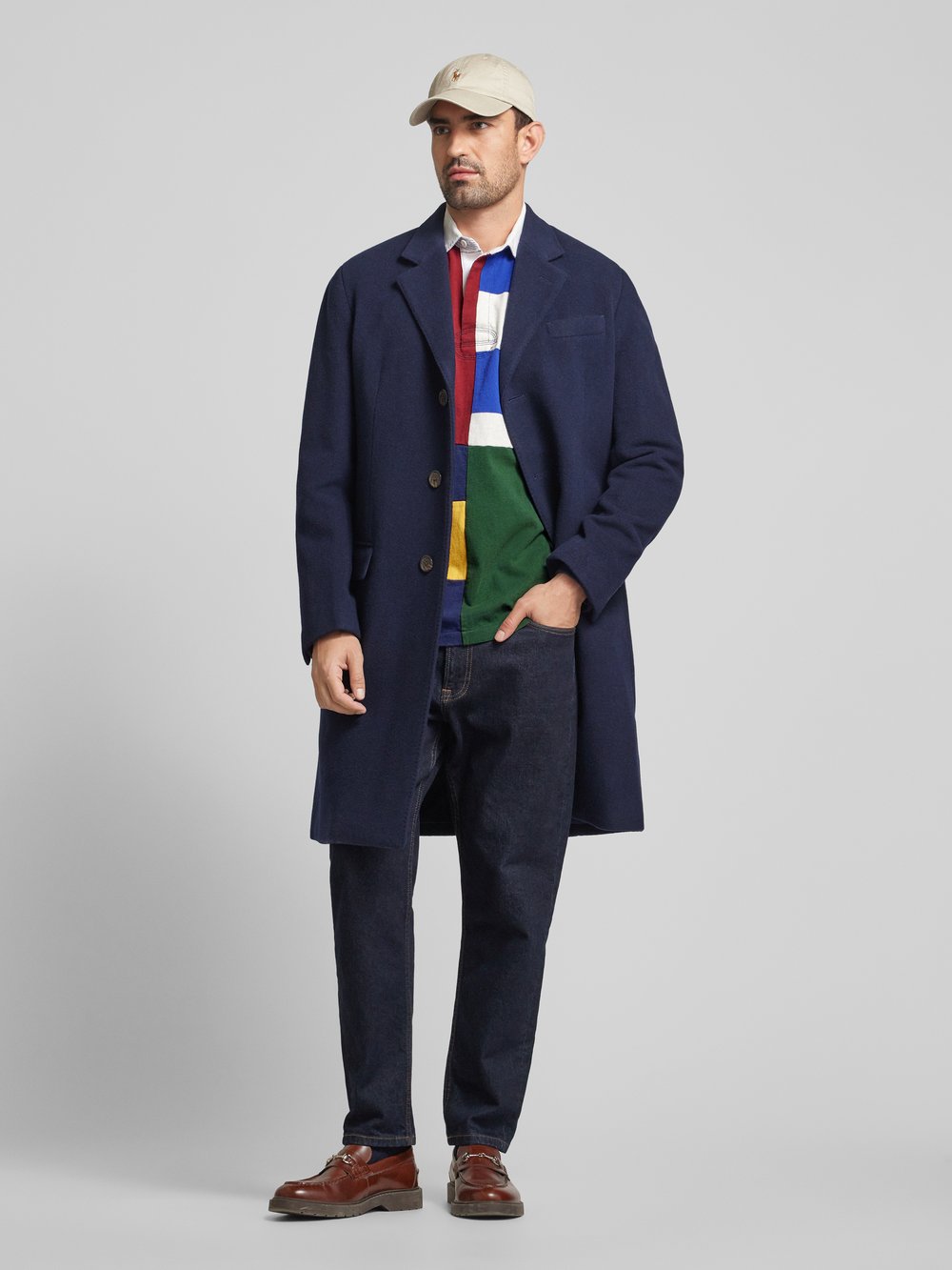 

Толстовка с воротником Кент Polo Ralph Lauren, бордовый