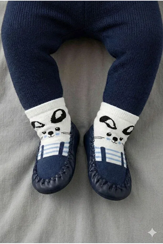 Детские носки из кожи с принтом Basics Numix Baby Kids, Navy5