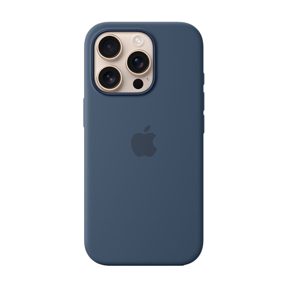 

Чехол для Apple iPhone 16 Pro с MagSafe, Denim, Синий, Чехол для Apple iPhone 16 Pro с MagSafe, Denim
