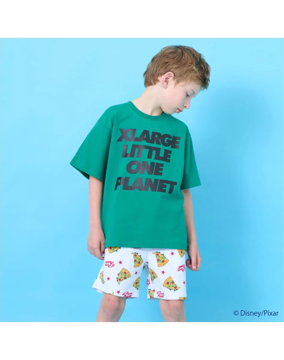 Детская футболка с принтом Pizza Planet Toy Story XLARGE KIDS, Green