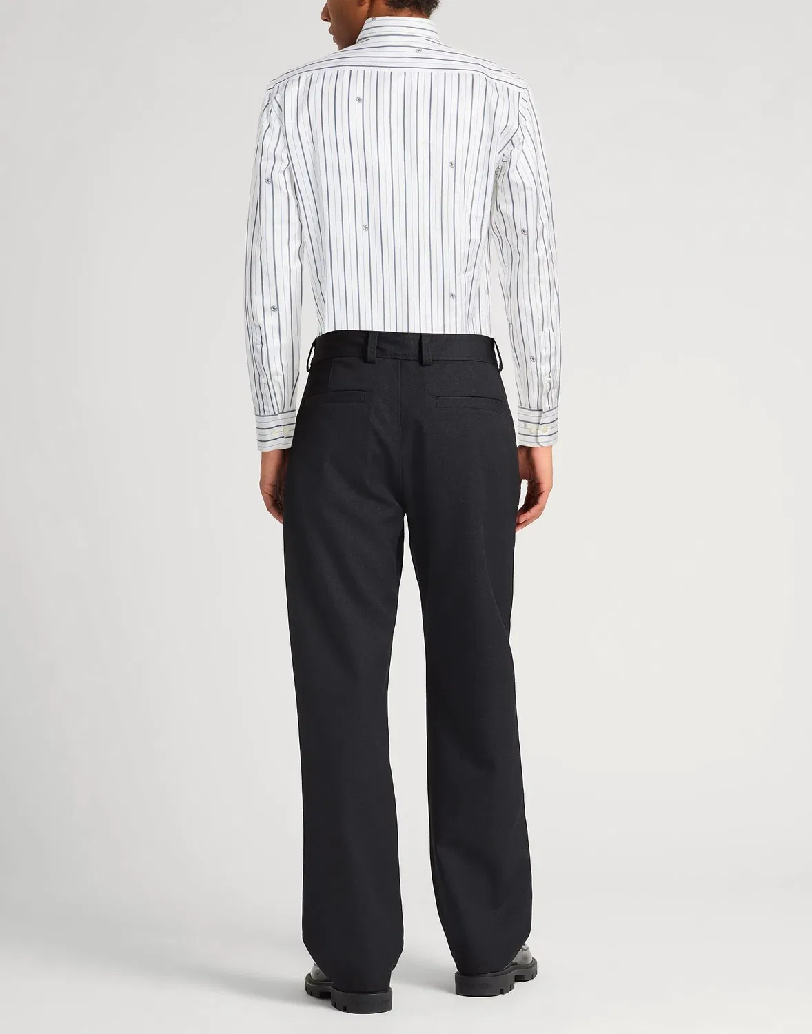 Мужская рубашка regular-fit в полоску Etro, белый — фото 3