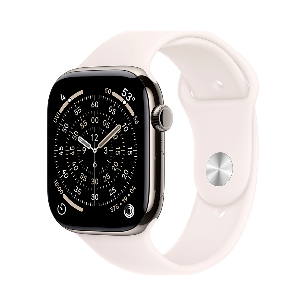 

Умные часы Apple Watch Series 11 (GPS+Cellular), 46 мм, Natural Titanium Case/Light Blush Sport Band - S/M, Титановый, Умные часы Apple Watch Series 11 (GPS+Cellular), 46 мм, Natural Titanium Case/Light Blush Sport Band - S/M