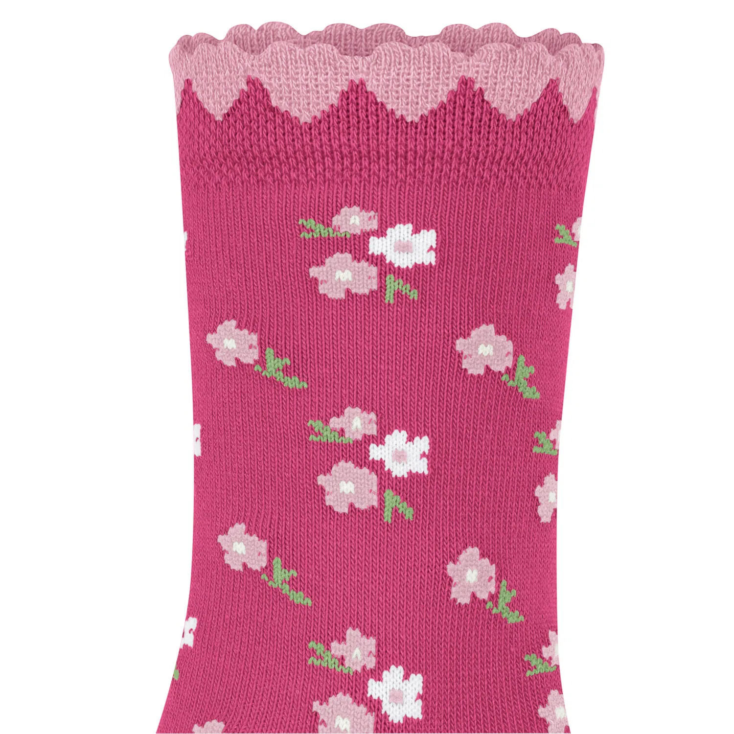 Детские носки для девочек с цветочным принтом Ditsy Flowers Falke, Rot — фото 3