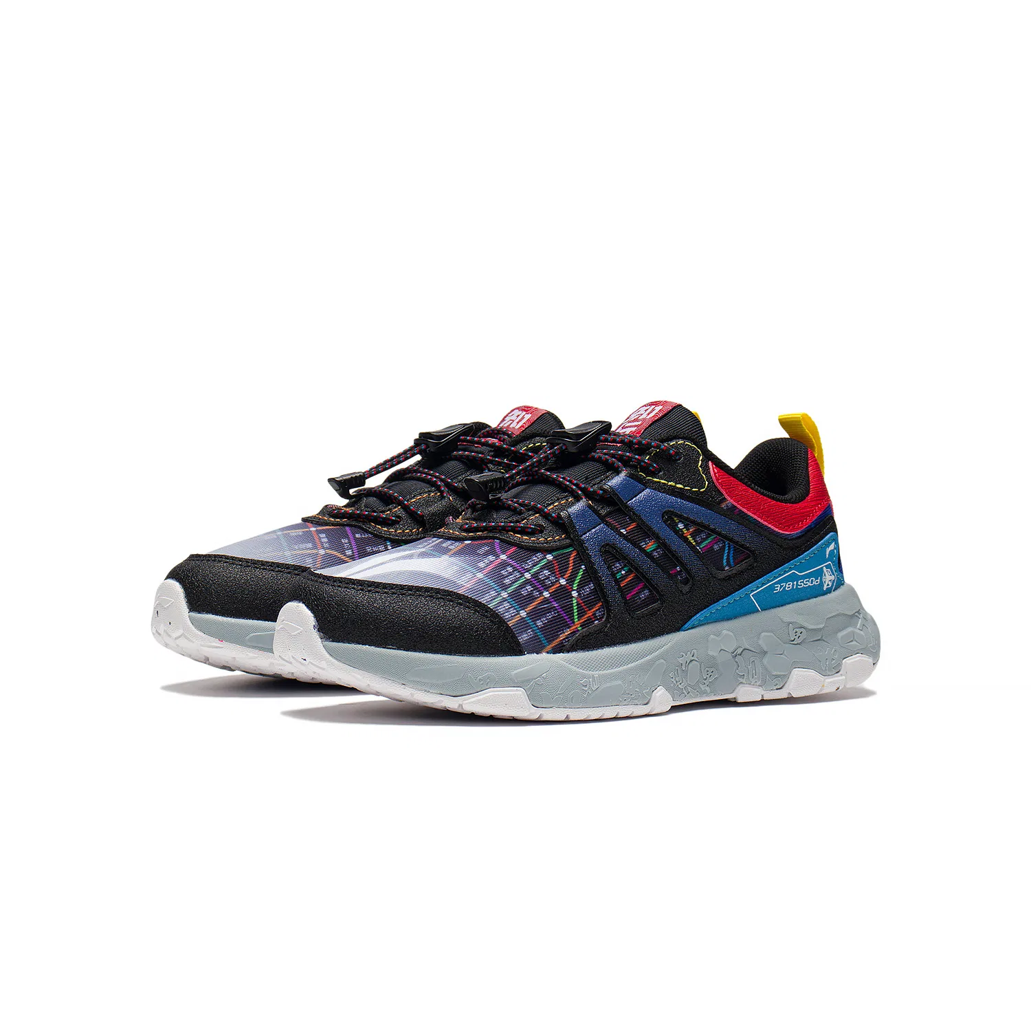 Детские кроссовки для бега с защитой носка Li-Ning YOUNG, Black Blue — фото 4