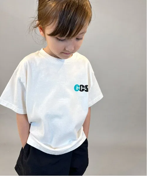 Детская футболка с коротким рукавом GCS Tee GROOVY COLORS, Белый — фото 4