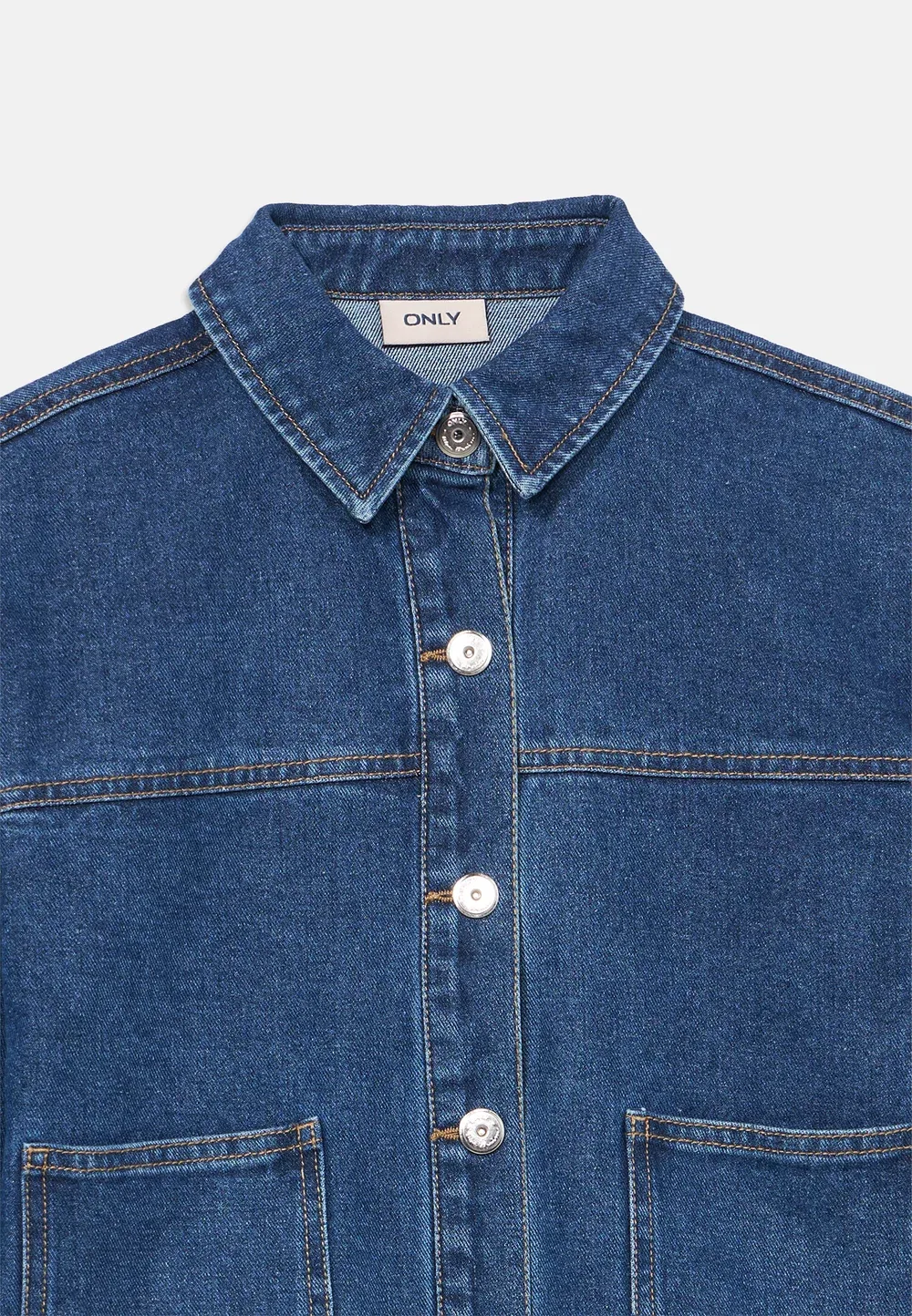 Koglara - джинсовая куртка Only Girls, Medium Blue Denim — фото 4