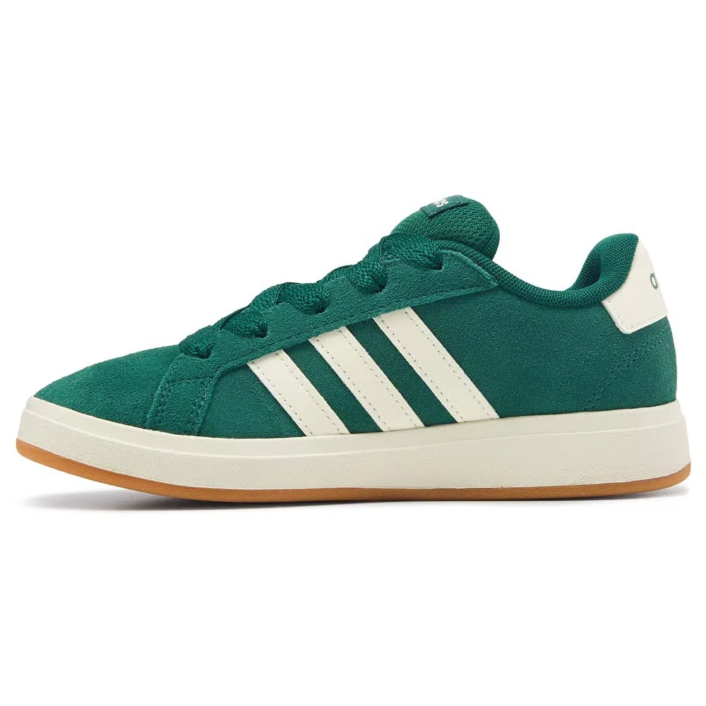 Детские кроссовки Grand Court 00s Adidas, Green/Gum — фото 3