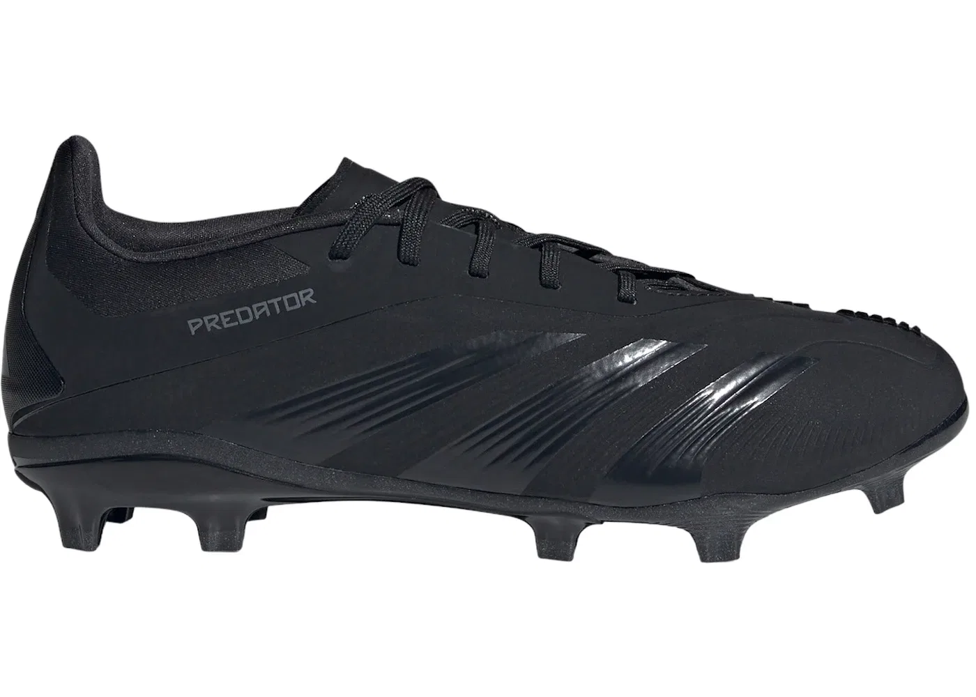 Детские бутсы с длинным рукавом Adidas Predator 24 Elite FG, Core Black/Carbon/Core Black