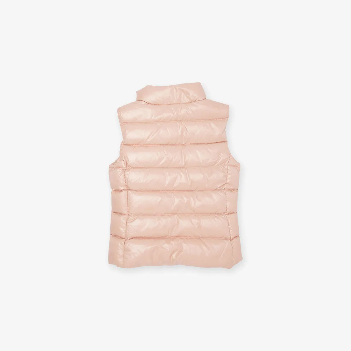 Пуховый жилет Ghany с нашивкой и логотипом, размер 4-14 лет Moncler, розовый — фото 3