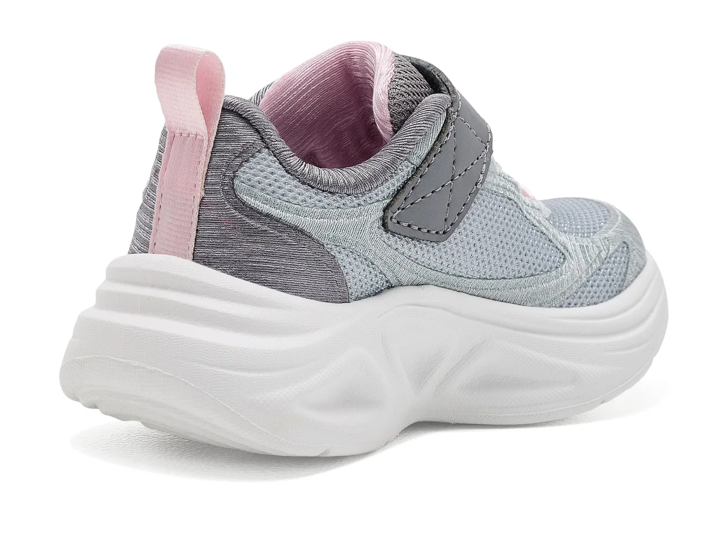 Кроссовки Sola Glow 2.0 - Dazzle Steps 303729N (для малышей) Skechers Kids, Light Grey/Multi — фото 4