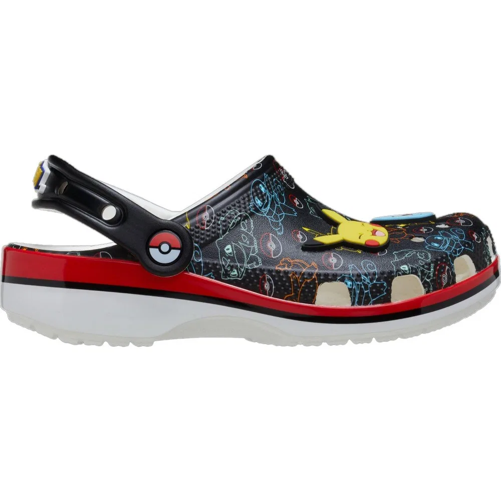 Детские сланцы с принтом Pokemon Crocs — фото 2