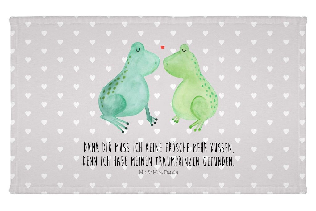 

Гостевое полотенце Mr. & Mrs. Panda Frog Love — серая пастель — подарок, спортивное полотенце, принц-лягушка, подарок подруге, детское полотенце, помолвка, влюбленная пара, пара, белый